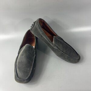 FRYE Men's Gray Suede Allen Venetian Loafers, Size11 D